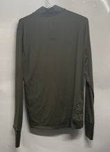 Load image into Gallery viewer, Under Armour Mens Green Long Sleeve Fitted Quarter Zip Pullover Shirt Size M