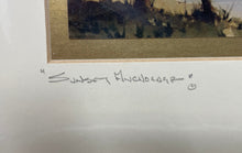 Load image into Gallery viewer, Jack Blackman The Artist Atlantis Sunset Anchorage & Sunrise Signed Prints 2 Pcs
