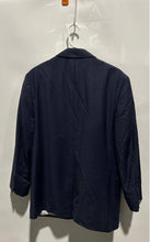 Load image into Gallery viewer, Brooks Brothers Mens Blue Pinstripe Long Sleeve Two-Button Blazer Size 42S