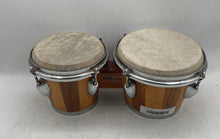 Load image into Gallery viewer, Cort By Royce Brown Natural Wood Beginner Percussion Instrument Bongo Drum Set