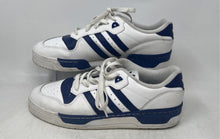 Load image into Gallery viewer, Adidas Mens Rivalry Low White Blue Low Top Lace-Up Sneaker Shoes Size 11