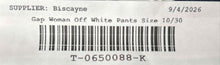 Load image into Gallery viewer, GAP Womens Off White Light Wash Pockets Denim Skinny Leg Jeans Size 10/30R