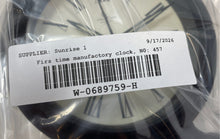 Load image into Gallery viewer, Firstime Manufactory Black Rectangular Base Analog Decorative Desk Clock No 457