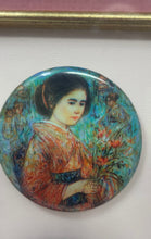 Load image into Gallery viewer, Home Decorative Wall Hanging Abby And Lisa Picture Frame By Edna Hibel