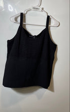 Load image into Gallery viewer, Alfani Womens Black Wide Strap Round Neck Stretch Pullover Tank Top Size 2X
