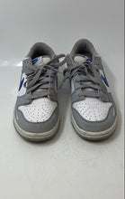 Load image into Gallery viewer, Nike Boys Dunk Low FN3878-001 Gray White Blue Lace-Up Sneakers Shoes Size 5.5Y