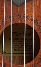 Load image into Gallery viewer, Everjoys Soprano Brown Natural Wood 4-String Acoustic Ukulele