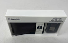Load image into Gallery viewer, Calvin Klein Mens Brown Leather Credit Card Bifold Wallet w/ Key Fob Set In Box