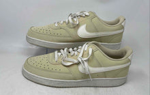 Load image into Gallery viewer, Nike Mens Court Vision Low Beige White Leather Lace-Up Sneaker Shoes Size 13