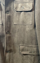 Load image into Gallery viewer, EGA Emporio Mens Brown Long Sleeve Button Front Patch Pockets Jacket Size Large