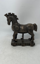 Load image into Gallery viewer, Veronese Design Bronze Home Decorative Collectible Trojan Horse Statue Figurine