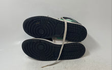 Load image into Gallery viewer, Nike Boys Air Jordan 1 Mid DQ8423-103 Black White Green Sneakers Shoes Size 5Y