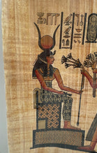 Load image into Gallery viewer, Papyrus Hieroglyphics Handmade Egypt Collectible Art Painting