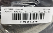 Load image into Gallery viewer, Kenneth Cole Mens Cyrus Black Leather Moc Toe Slip-On Loafer Shoes Size 9