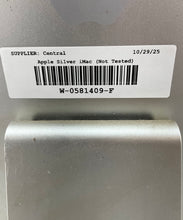 Load image into Gallery viewer, Apple iMac A1081 Silver DisplayPort All-In-One Desktop Not Tested