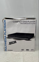 Load image into Gallery viewer, Sylvania Black Progressive Scan Multimedia Compact DVD Player Not Tested