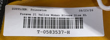 Load image into Gallery viewer, Forever 21 Mens Yellow Short Sleeve Collared Button-Up Shirt Size XL