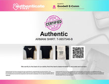 Load image into Gallery viewer, Authentic Emporio Armani Boys Black Cotton Short Sleeve Graphic T-Shirt Size 16A