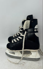 Load image into Gallery viewer, Elite 77 Unisex Kids White And Black Lace-Up Hockey Ice Skates Size 11
