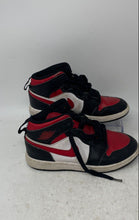 Load image into Gallery viewer, Nike Boys Air Jordan 1 Mid 640734-079 Black Red Lace-Up Sneaker Shoes Size 13C