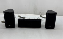 Load image into Gallery viewer, Lot Of 3 Pcs JVC SP-THG50C Black Multi System Center Speaker Not Tested