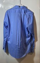 Load image into Gallery viewer, Izod Mens Blue Long Sleeve Stretch Slim Fit Dress Shirt Sz 15.5 34/35 With Tags