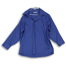 Load image into Gallery viewer, Geoffrey Beene Mens Blue Shirt Size 17.5