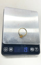 Load image into Gallery viewer, Women's Gold Tone With Stones Ring Size 10. Weight 1.9g (NCL)