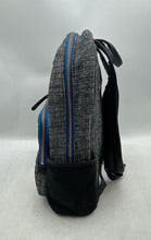 Load image into Gallery viewer, Fossil Unisex Gray Black Zipper Adjustable Strap Inner Pocket Backpack