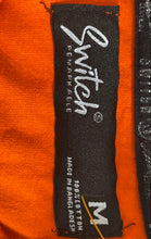 Load image into Gallery viewer, Switch Mens Orange Graphic Print Short Sleeve Crew Neck Pullover T-Shirt Size M