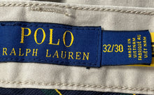 Load image into Gallery viewer, Polo Ralph Lauren Mens Light Khaki Flat Front Pockets Chino Pants Size 32/30
