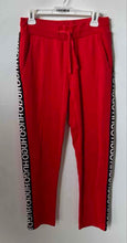 Load image into Gallery viewer, Hugo Boss Mens Red Straight Leg Drawstring Sports Track Pants Size Medium