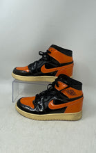 Load image into Gallery viewer, Nike Womens Air Jordan 1 Retro High 555088-028 Orange Black Sneaker Shoes Size 7