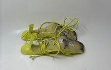 Load image into Gallery viewer, Antonio Melani Womens Barden Green Ankle Tie High Heel Strappy Sandal Size 8.5