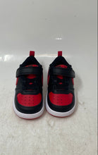 Load image into Gallery viewer, Nike Baby Court Borough Low 2 BQ5453-007 Red Black Low Top Sneaker Shoes Size 5C