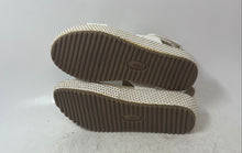 Load image into Gallery viewer, Anne Klein Womens White Open Toe Hook & Loop Slingback Sandals Size 7M