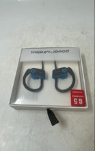 Load image into Gallery viewer, Power 3 G5 Blue Black Sports Wireless In Ear Adjustable Headphones Not Tested