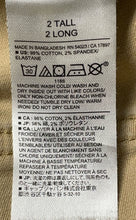 Load image into Gallery viewer, Banana Republic Womens Brown Flat Front Girlfriend Authentic Chino Pants Size 2T