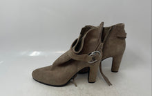 Load image into Gallery viewer, Sam Edelman Womens Shaleigh Beige Leather Side Zip Block Ankle Booties Size 7M