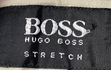 Load image into Gallery viewer, Hugo Boss Mens Cream Long Sleeve Collared Stretch Dress Shirt Size 16 1/2 32/33