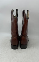 Load image into Gallery viewer, Laredo Unisex Brown Genuine Leather Pull-On Round Toe Cowboy Western Boots Sz 6M