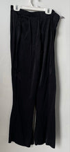 Load image into Gallery viewer, Zara Womens Black Flat Front Tie Waist Wide-Leg Trouser Pants Size Small