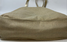 Load image into Gallery viewer, Michael Kors Womens Gold Tone Double Handle Shoulder Tote Handbag