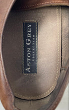 Load image into Gallery viewer, Aston Grey Collection Mens Brown Leather Lace-Up Derby Dress Shoes Size 9.5