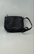 Load image into Gallery viewer, Michael Kors Womens Bedford Black Pebbled Leather Flap Crossbody Bag With Tag