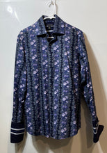 Load image into Gallery viewer, Banana Republic Mens Multicolor Floral Print Cotton Dress Shirt Size M 15-15.5