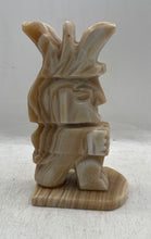 Load image into Gallery viewer, Multicolor Hand-Carved Marble Decorative Collectible Aztec-Style Bookend