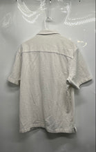 Load image into Gallery viewer, Zara Mens White Short Sleeve Spread Collar Button-Up Shirt Size XL