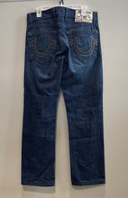 Load image into Gallery viewer, True Religion Mens Blue Denim Medium Wash Slim Fit Straight Leg Jeans Size 30