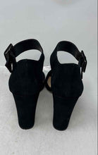 Load image into Gallery viewer, Vince Camuto Womens Shelbin3 Black Suede Buckle Ankle Strap Heels Size 10 M